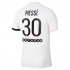 Camisola Paris Saint-Germain Lionel Messi 30 Equipamento Segundo 2021-2022 Manga Curta